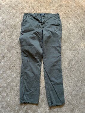 Sanctuary Women's Olive Green Cropped Straight Pants